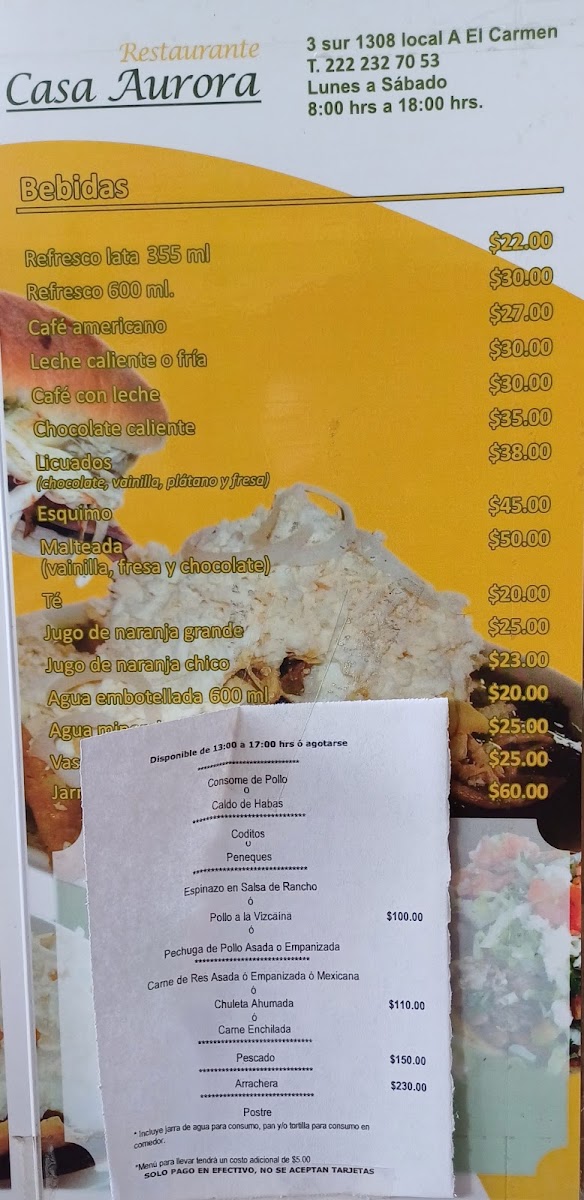 Restaurante CASA AURORA Menu - Image 6